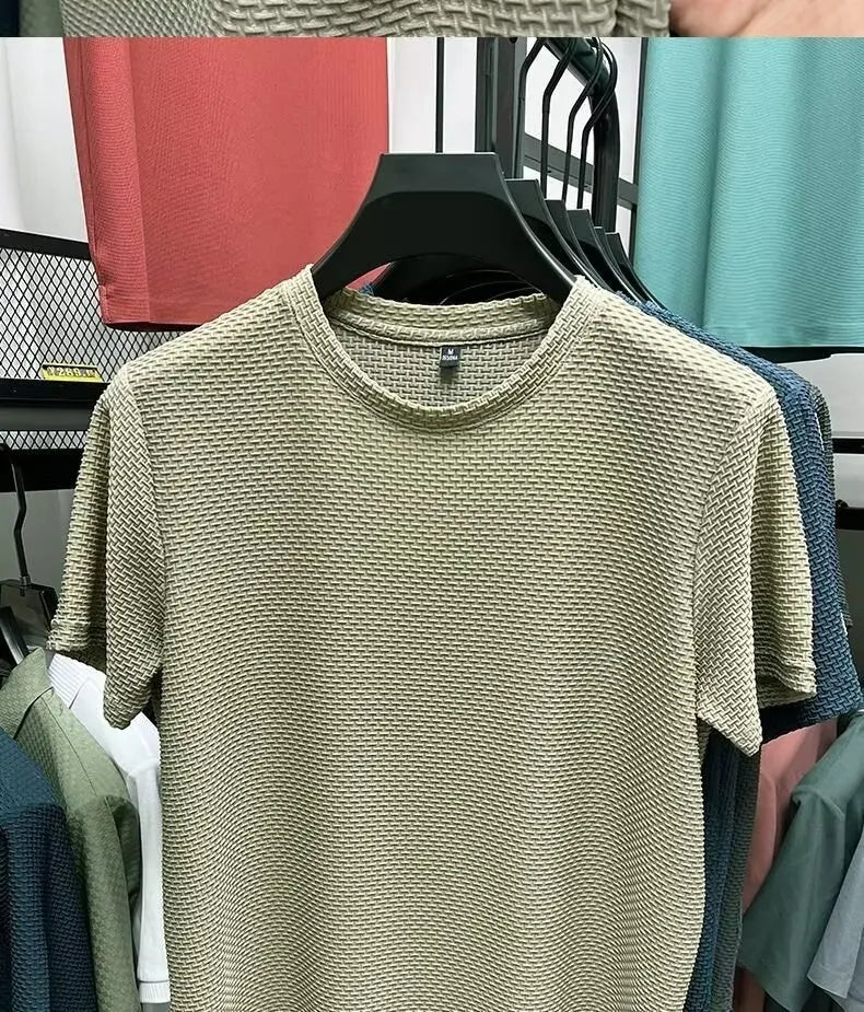 Bamboo Mesh Ice Silk T-shirt